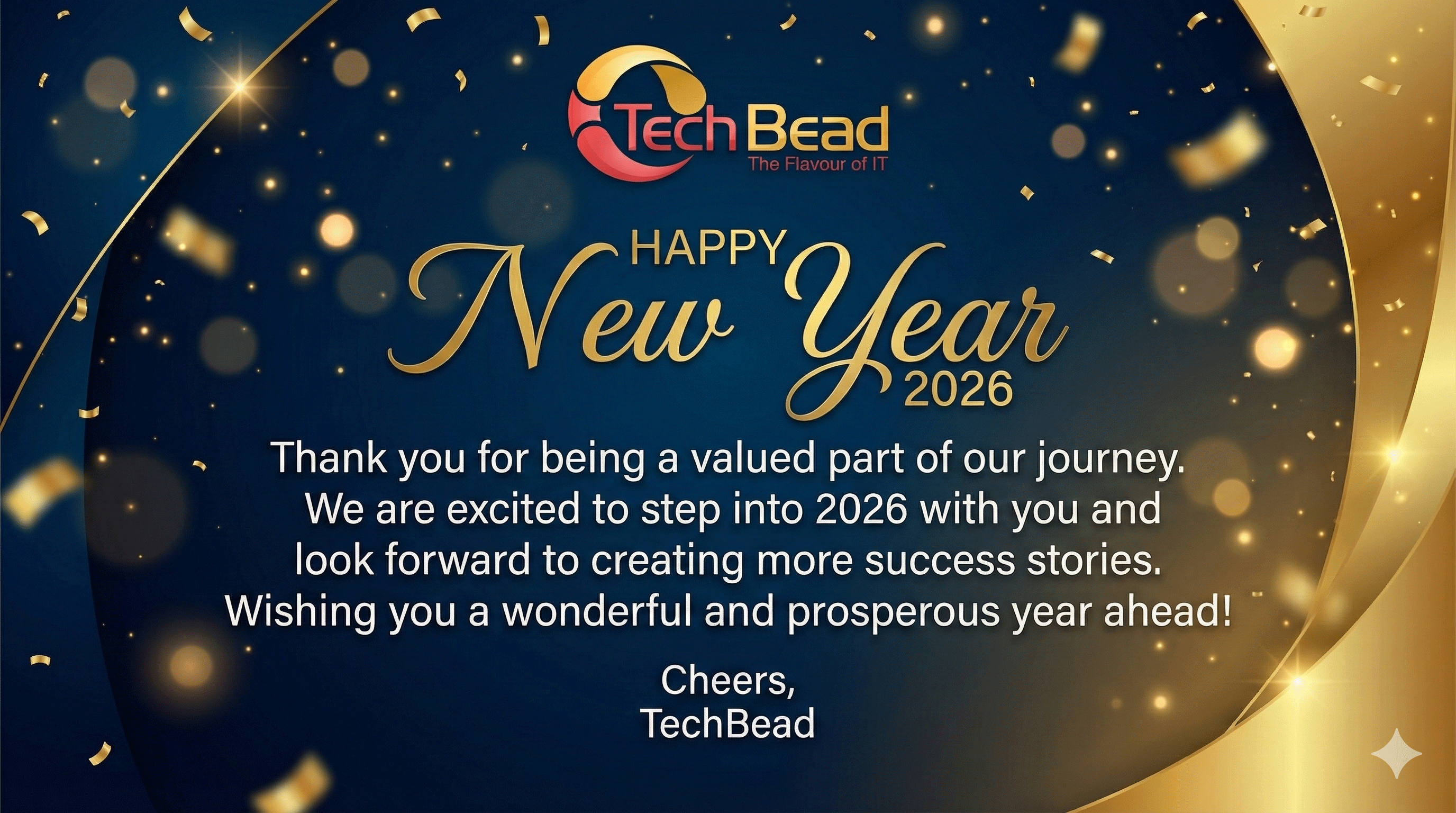 Happy New Year 2026 Tech Bead